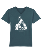 Avram Iancu Tricou mânecă scurtă guler V Bărbat Presenter