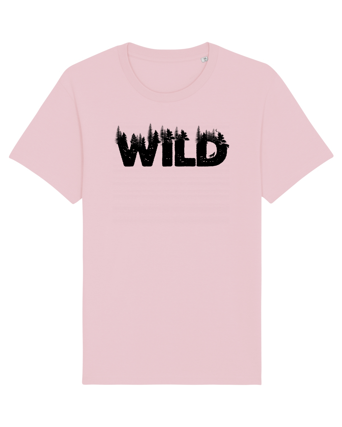 Tricou mânecă scurtă Unisex Rocker Cotton Pink