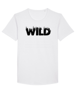 WILD Tricou mânecă scurtă guler larg Bărbat Skater