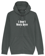 I don't work here Hanorac cu fermoar Unisex Connector