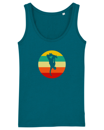Retro Skateboarding Sunset - Skater For Life Ocean Depth