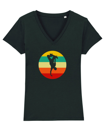 Retro Skateboarding Sunset - Skater For Life Black