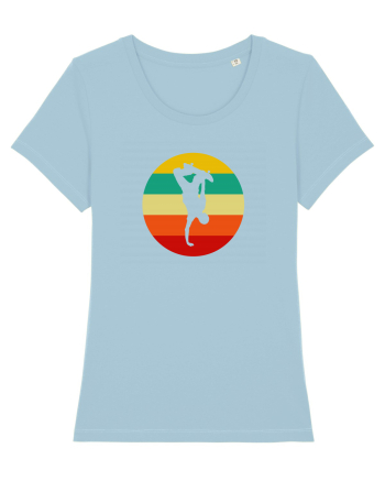Retro Skateboarding Sunset - Skater For Life Sky Blue