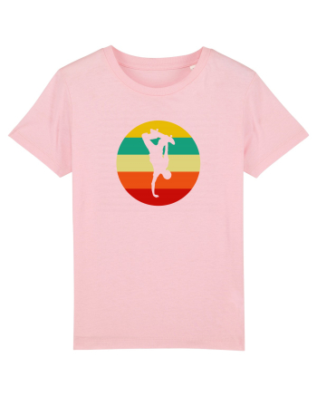 Retro Skateboarding Sunset - Skater For Life Cotton Pink