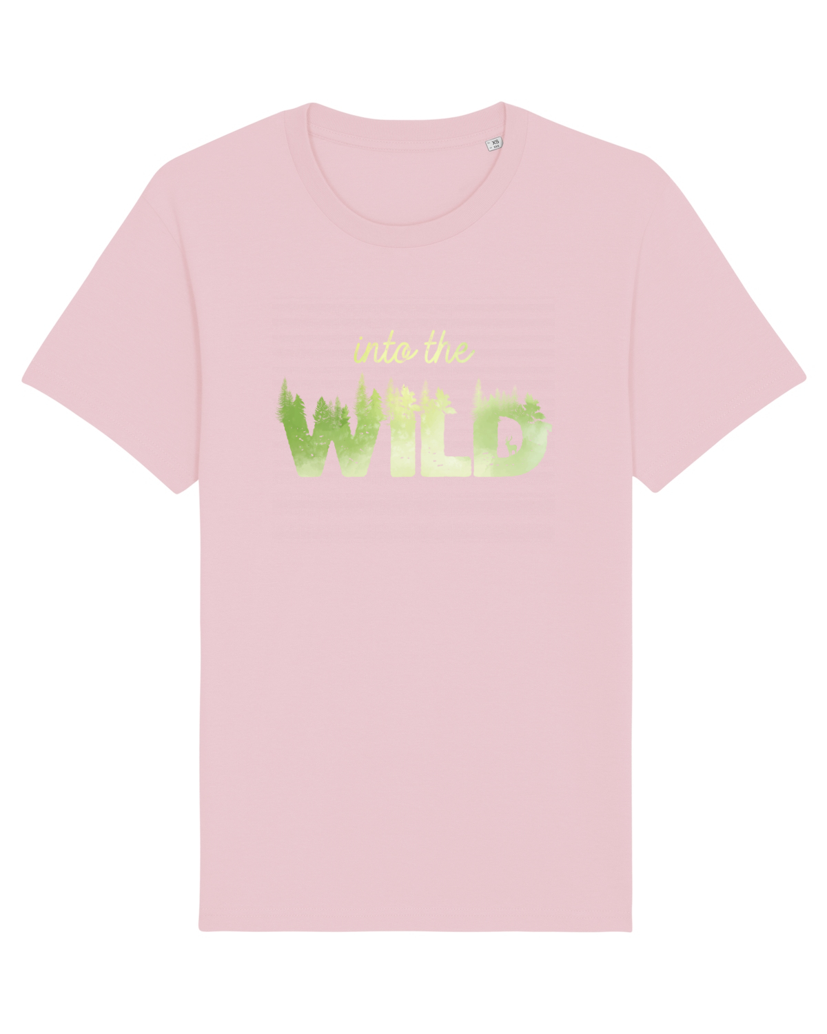 Tricou mânecă scurtă Unisex Rocker Cotton Pink