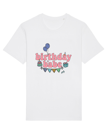 Birthday Babe White