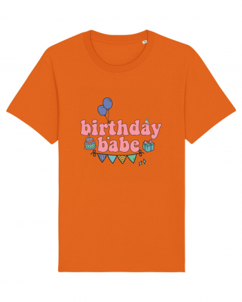 Birthday Babe Bright Orange
