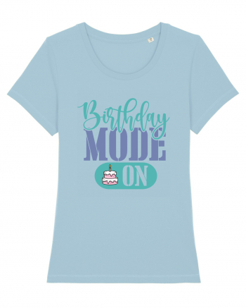 Birthday Mode On Sky Blue