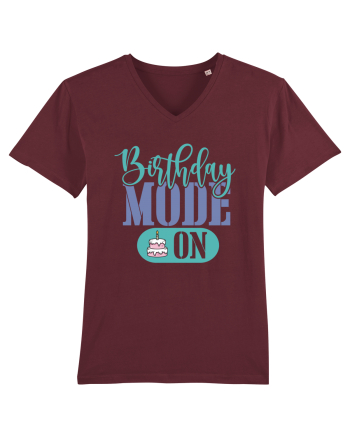 Birthday Mode On Burgundy
