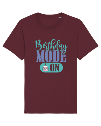 Birthday Mode On Burgundy