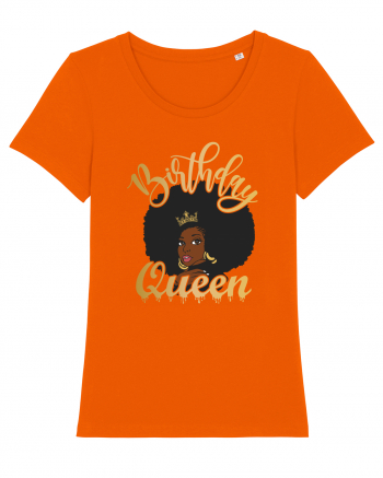 Birthday Queen Bright Orange