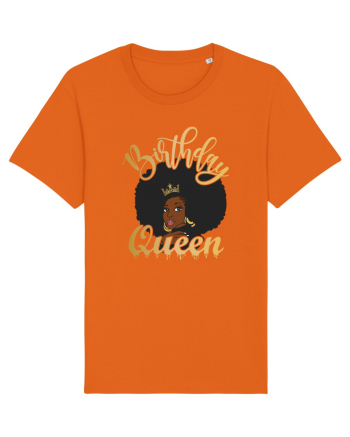 Birthday Queen Bright Orange