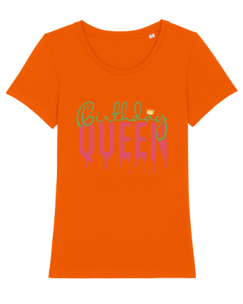 Birthday Queen Bright Orange