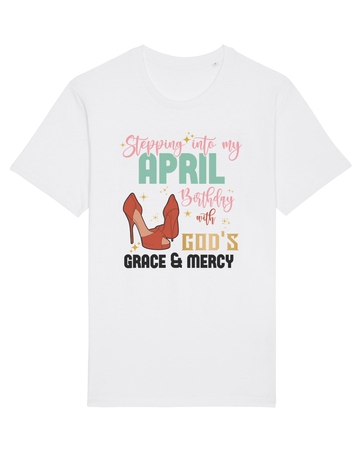 Tricou mânecă scurtă Unisex Rocker White