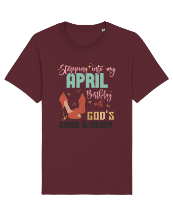 Stepping Into My April Birthday Burgundy