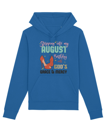 Stepping Into My August Birthday Royal Blue