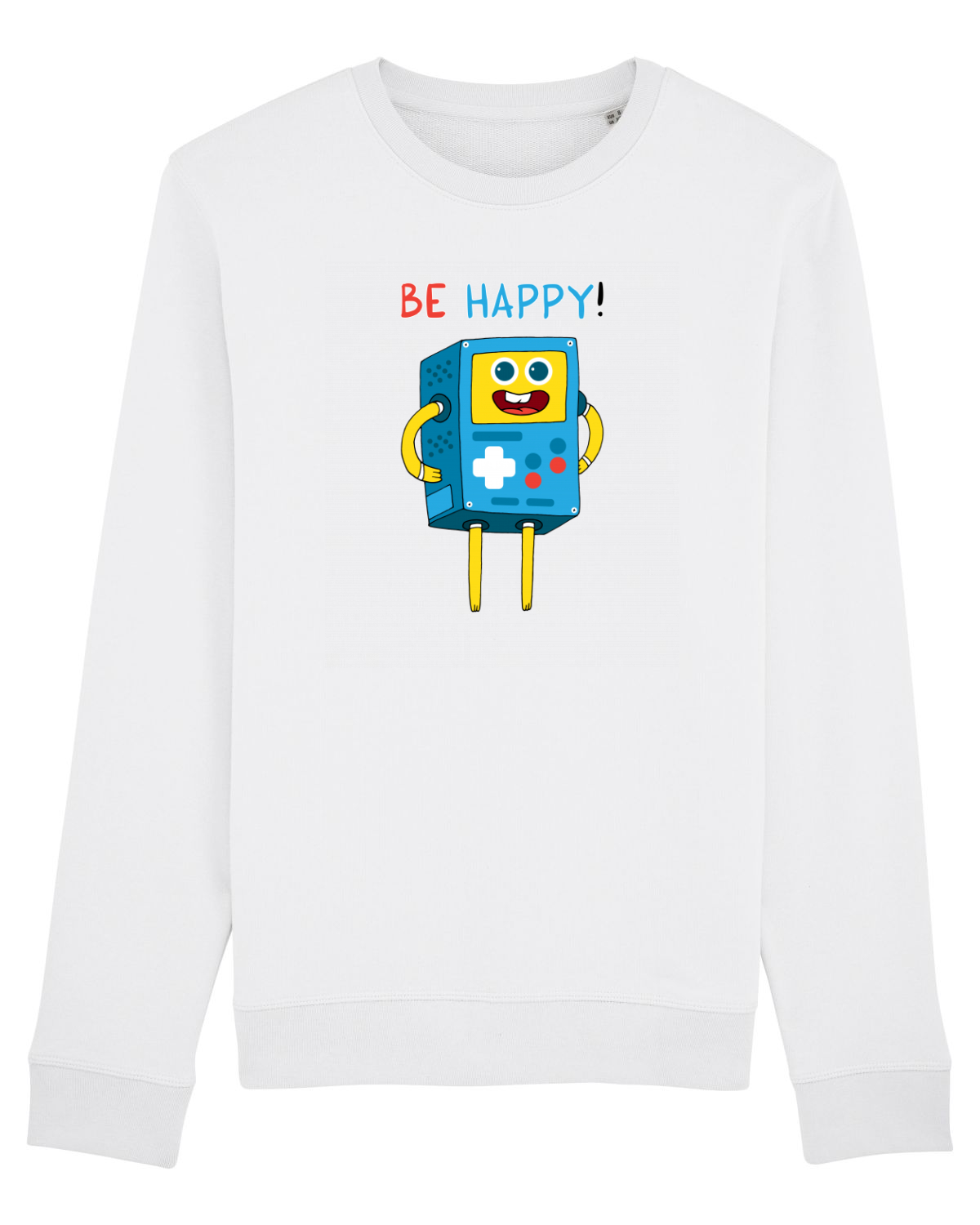 Bluză mânecă lungă Unisex Rise White
