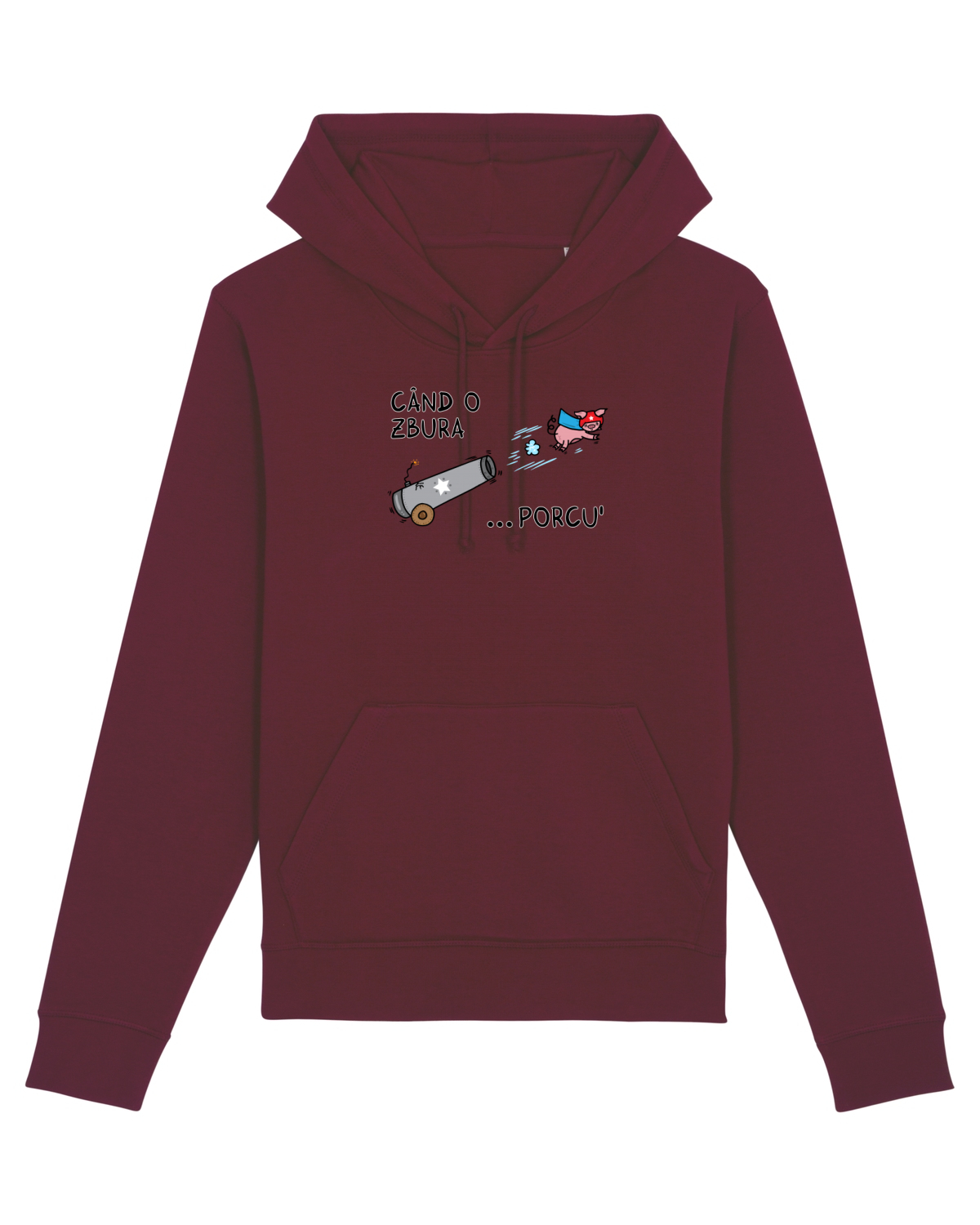 Hanorac Unisex Drummer Burgundy