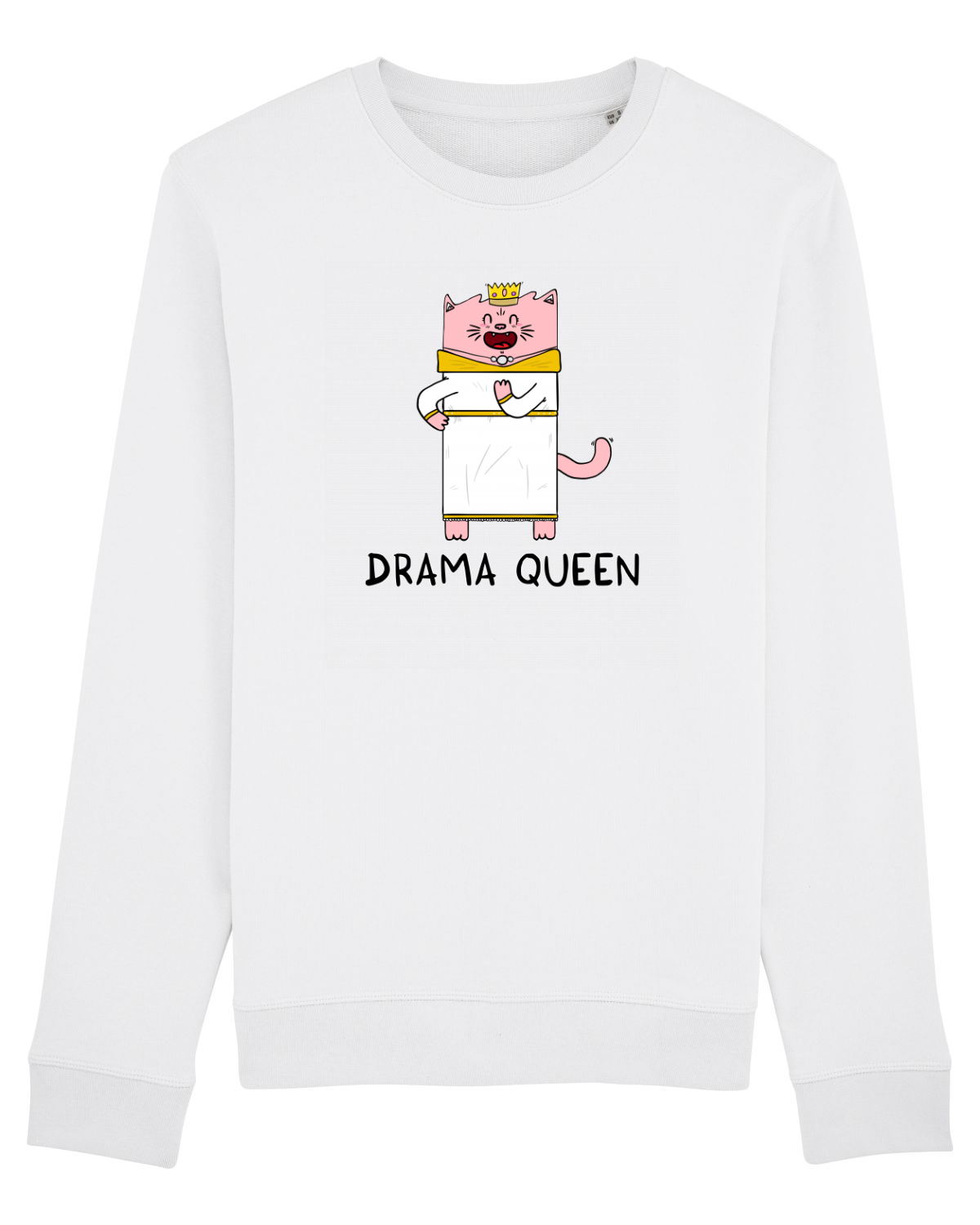Bluză mânecă lungă Unisex Rise White