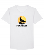 Fearless Wolf Tricou mânecă scurtă guler larg Bărbat Skater
