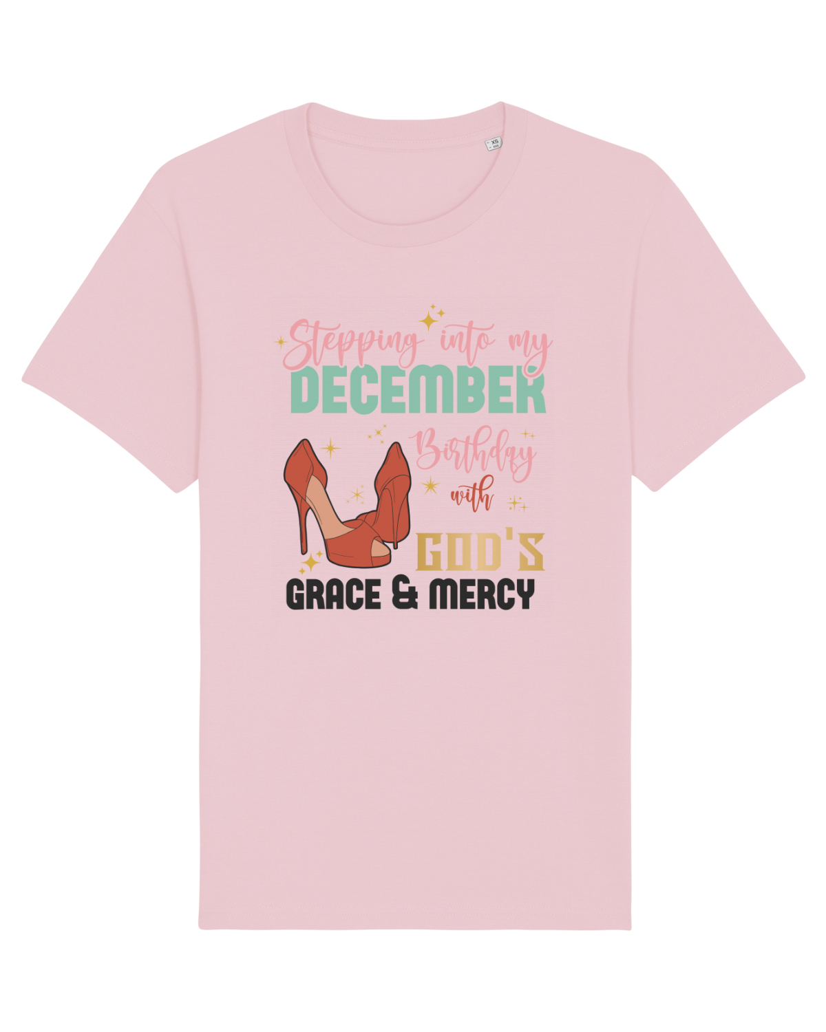 Tricou mânecă scurtă Unisex Rocker Cotton Pink