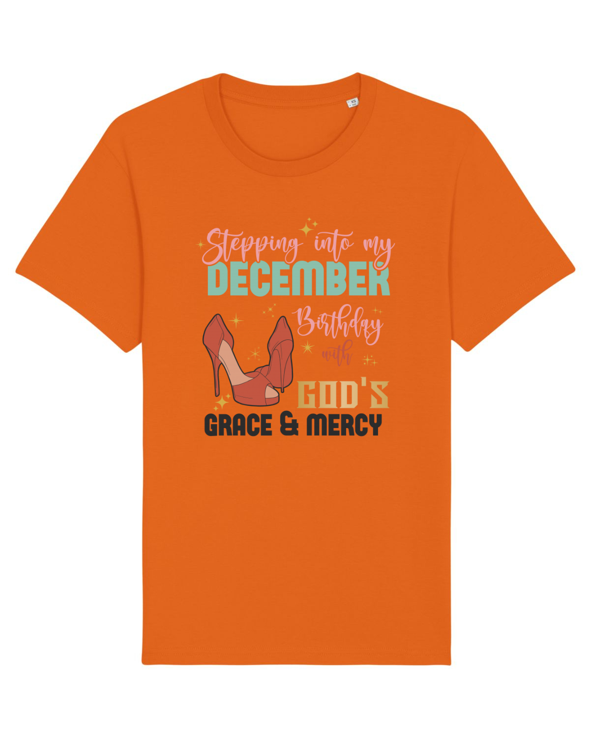 Tricou mânecă scurtă Unisex Rocker Bright Orange