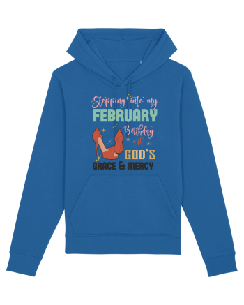 Stepping Into My February Birthday Royal Blue