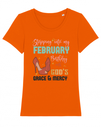 Stepping Into My February Birthday Bright Orange