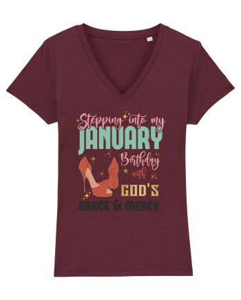 Stepping Into My January Birthday Burgundy