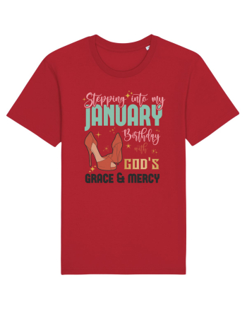 Stepping Into My January Birthday Red