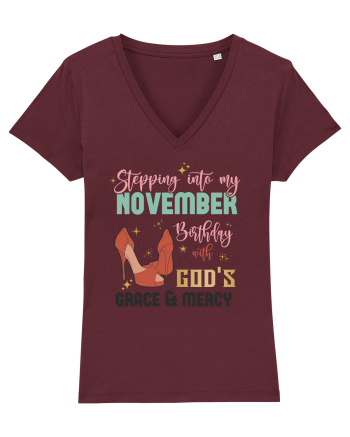 Stepping Into My November Birthday Burgundy
