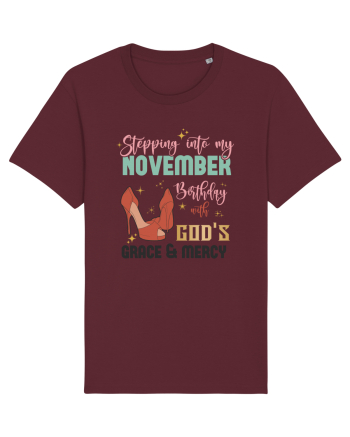 Stepping Into My November Birthday Burgundy
