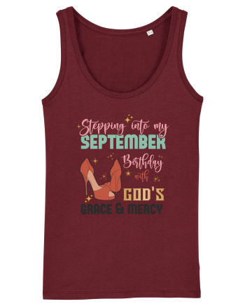 Stepping Into My September Birthday Burgundy