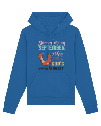 Stepping Into My September Birthday Royal Blue