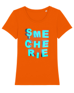 Șmecherie - v2 Tricou mânecă scurtă guler larg fitted Damă Expresser