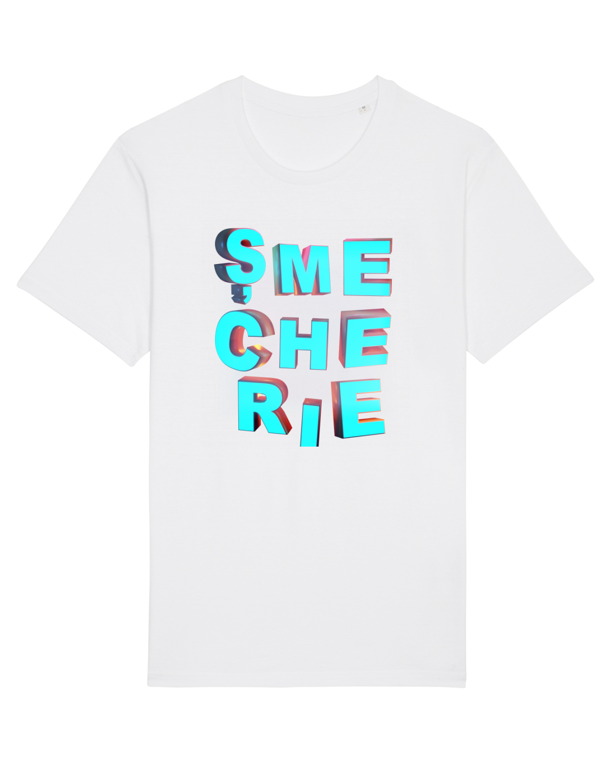 Tricou mânecă scurtă Unisex Rocker White