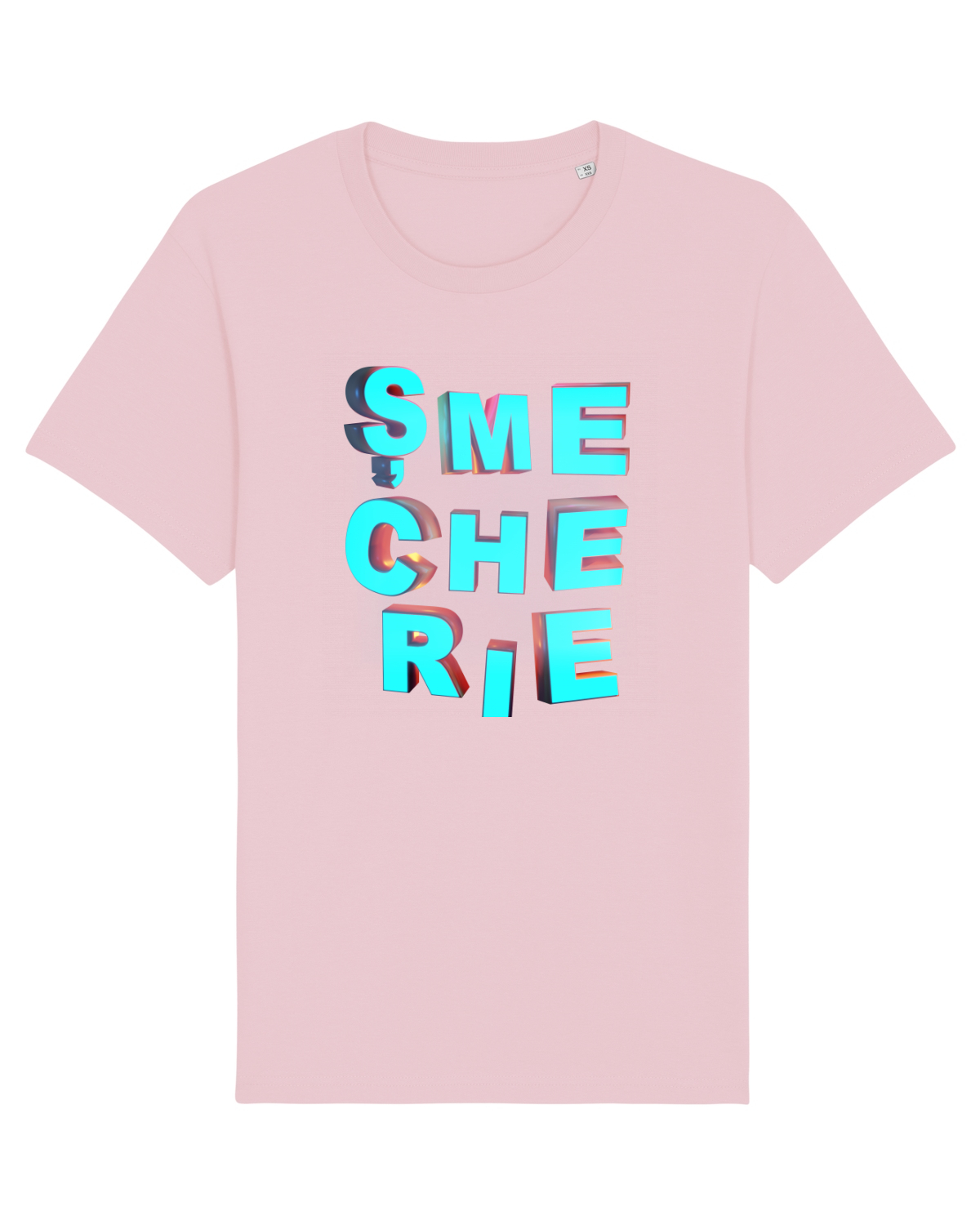 Tricou mânecă scurtă Unisex Rocker Cotton Pink
