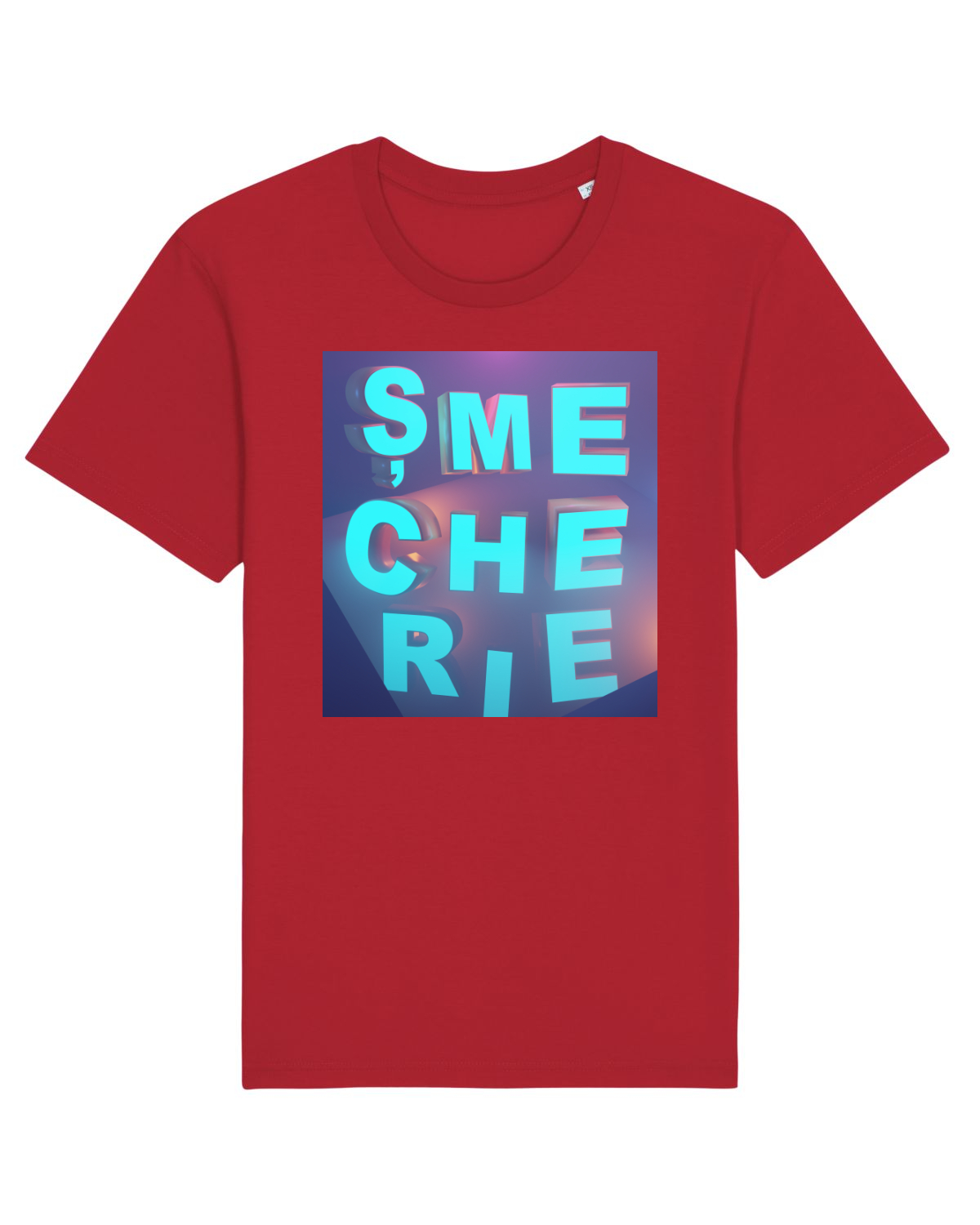 Tricou mânecă scurtă Unisex Rocker Red