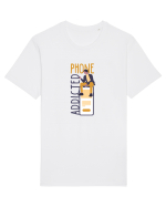 Dependent de Telefon Tricou mânecă scurtă Unisex Rocker