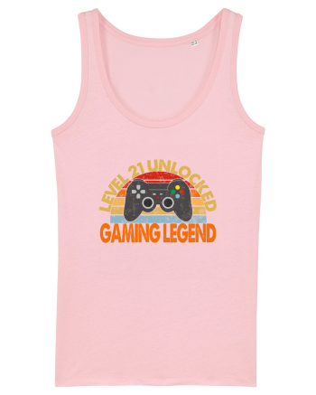 Level 21 Unlocked Gaming Legend Cotton Pink