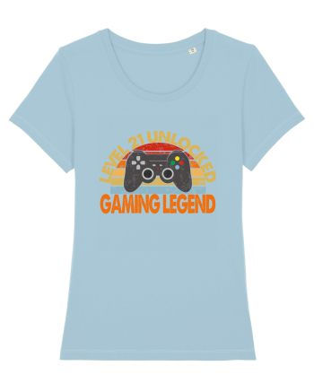 Level 21 Unlocked Gaming Legend Sky Blue
