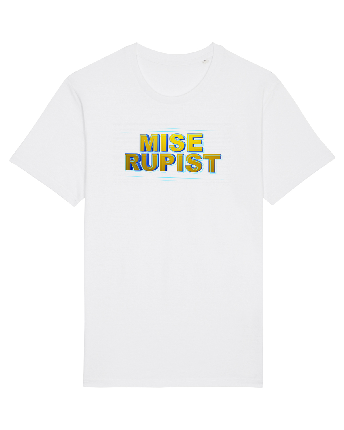 Tricou mânecă scurtă Unisex Rocker White