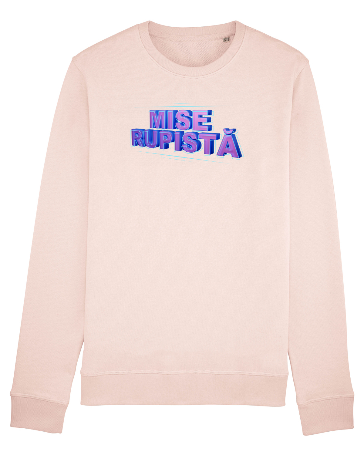 Bluză mânecă lungă Unisex Rise Candy Pink