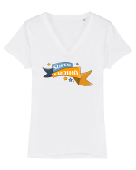 Supereroină Tricou mânecă scurtă guler V Damă Evoker