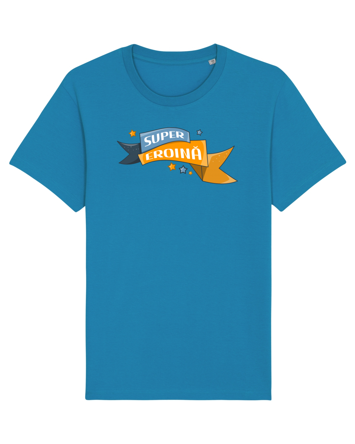 Tricou mânecă scurtă Unisex Rocker Azur