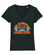 Level 23 Unlocked Gaming Legend Tricou mânecă scurtă guler V Damă Evoker