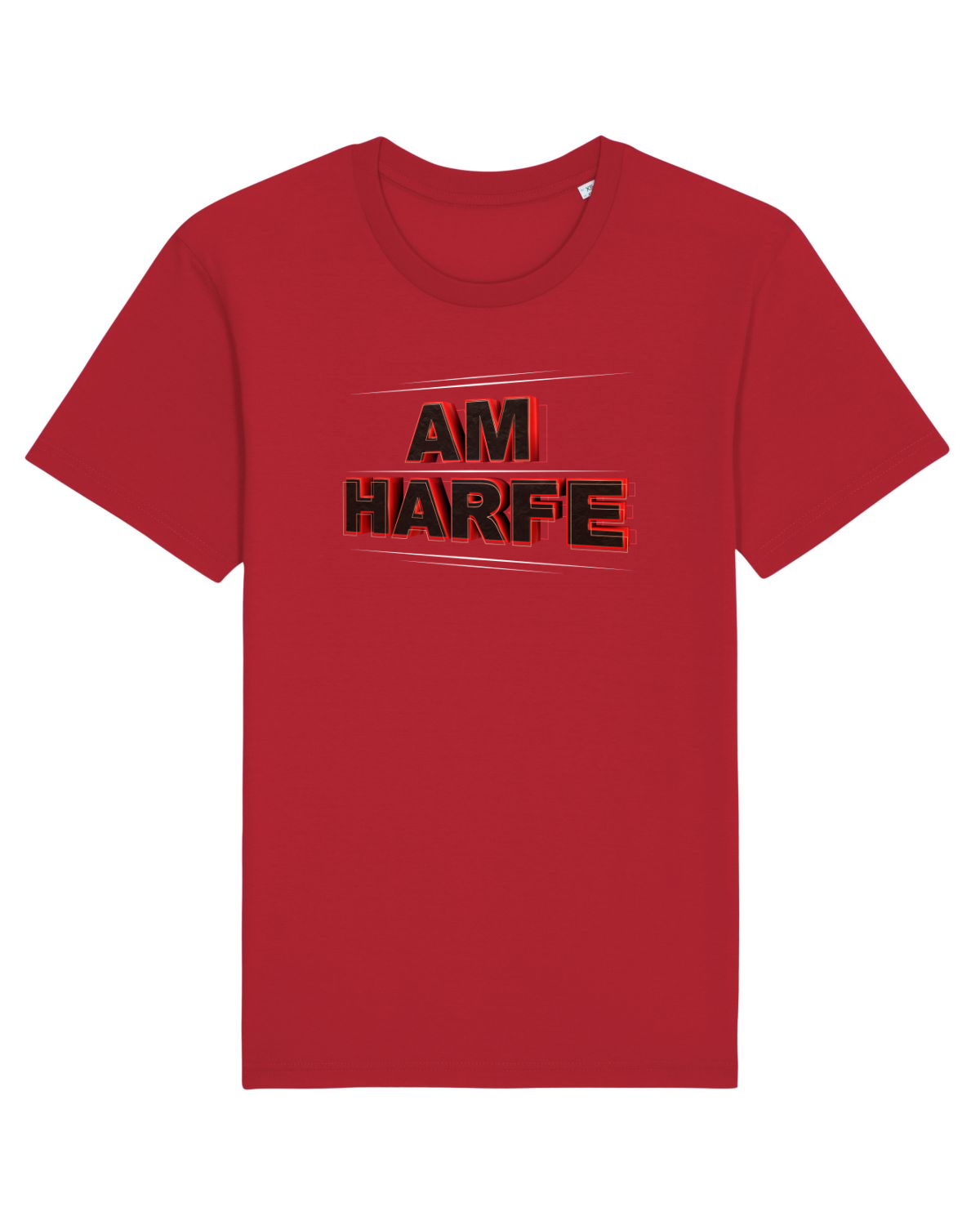 Tricou mânecă scurtă Unisex Rocker Red