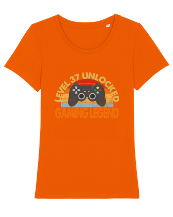 Level 37 Unlocked Gaming Legend Bright Orange