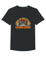 Level 40 Unlocked Gaming Legend Tricou mânecă scurtă guler larg Bărbat Skater