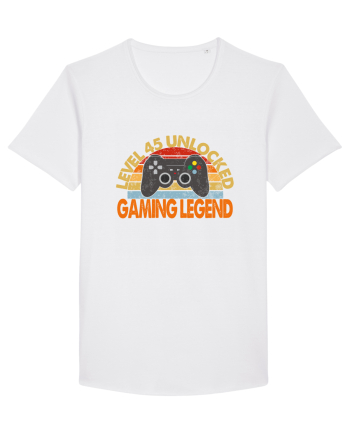 Level 45 Unlocked Gaming Legend White